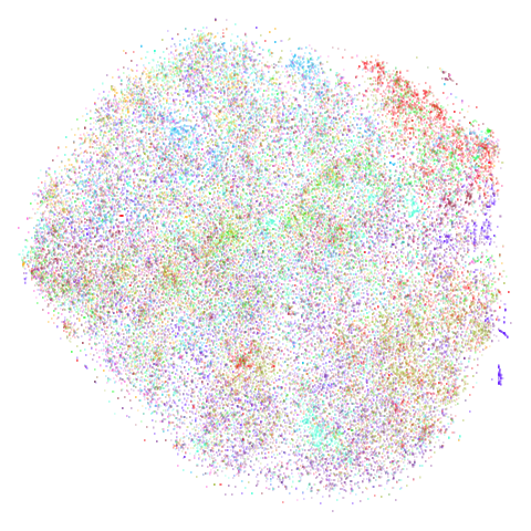 cifar10 t-SNE