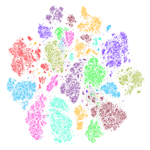 kuzushiji t-SNE